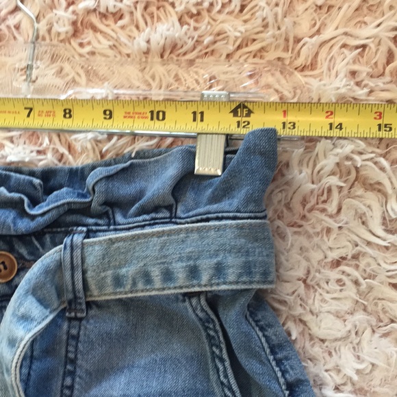 🦋FREE PEOPLE paper bag waistline soft denim skirt - Picture 5 of 6